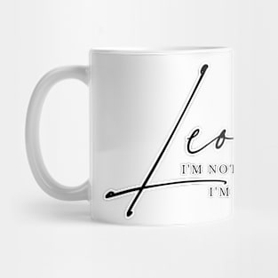 Leo - I'm Not Yelling, I'm A Leo | Bold Zodiac Mug